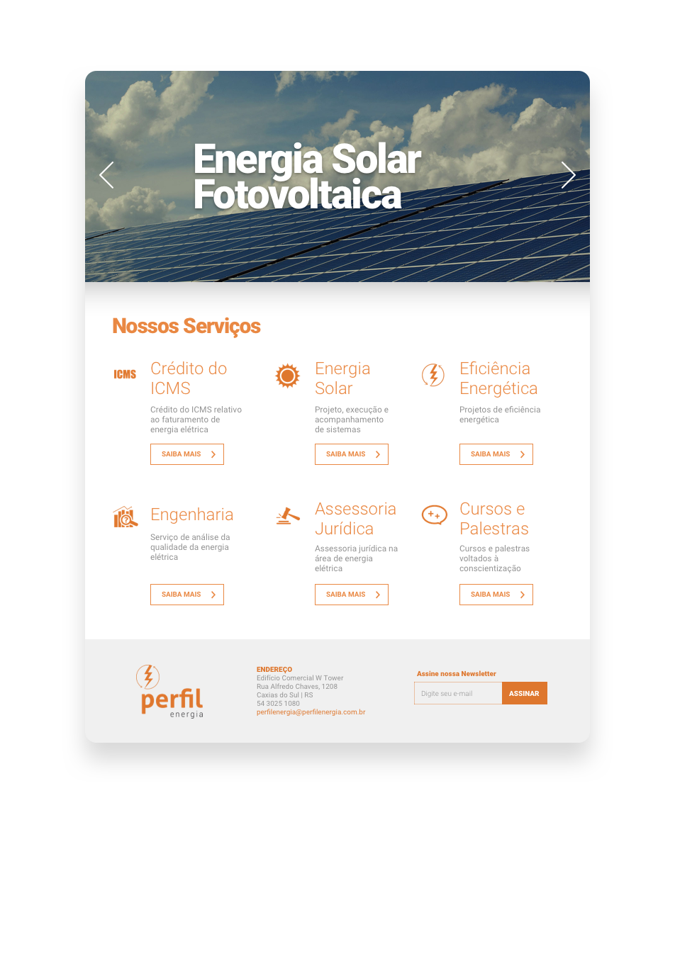 Web Site Perfil